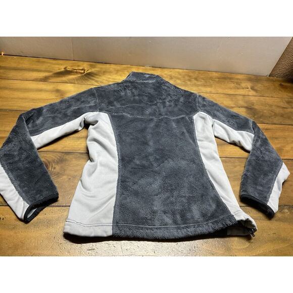 Mountain Hardwear Monkey Fleece Fuzzy Full Zip Jacket Womens Size XS Gray - Picture 8 of 9